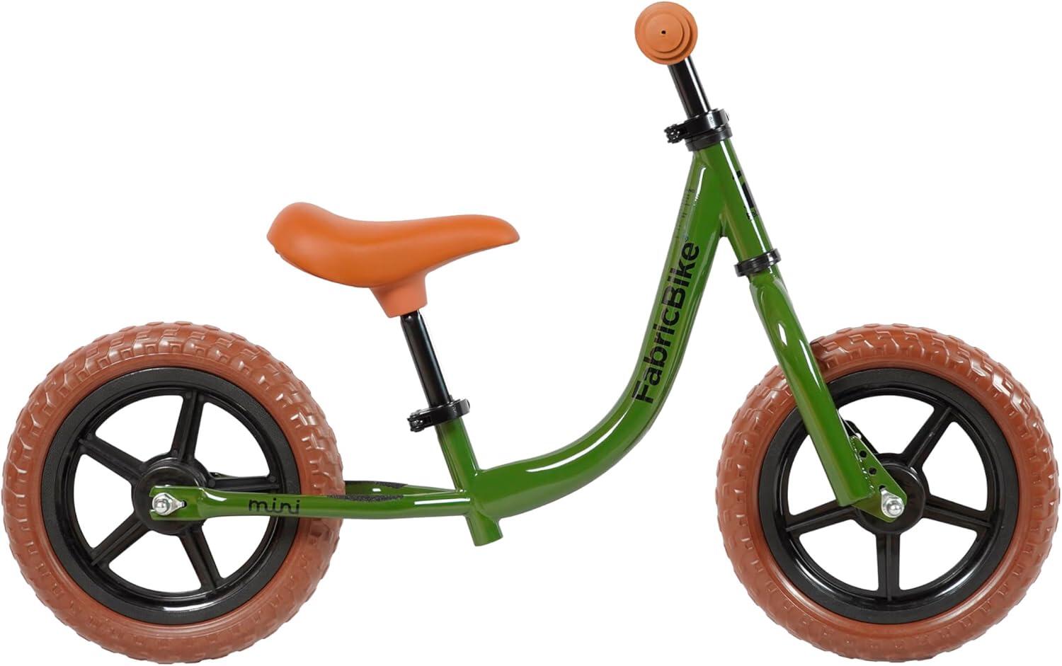 FABRICBIKE Mini - rowerek biegowy 12 dla dzieci w wieku 2-5 lat. Green