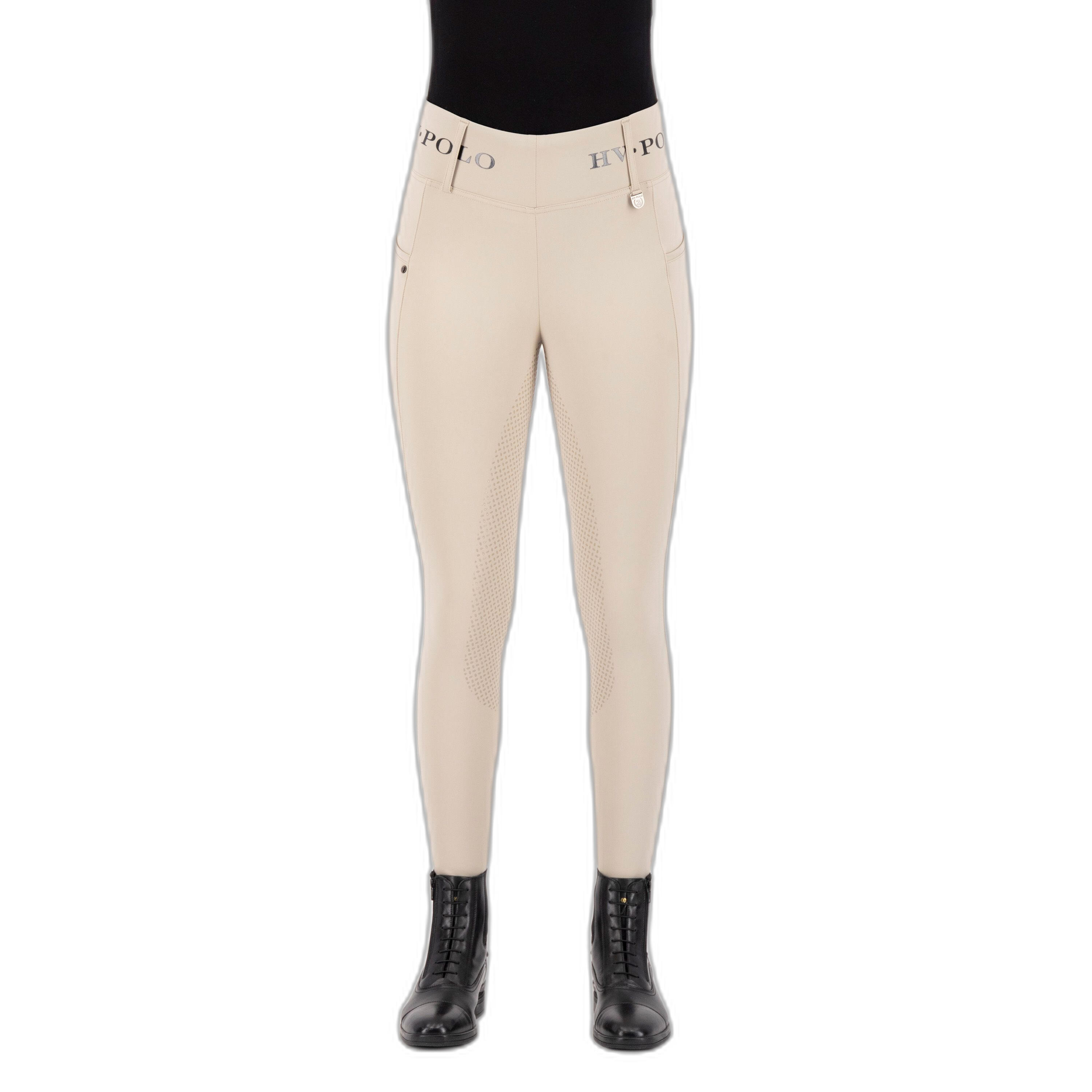 Damskie legginsy jeździeckie z pełną przyczepnością HV Polo Favourite Midwaist
