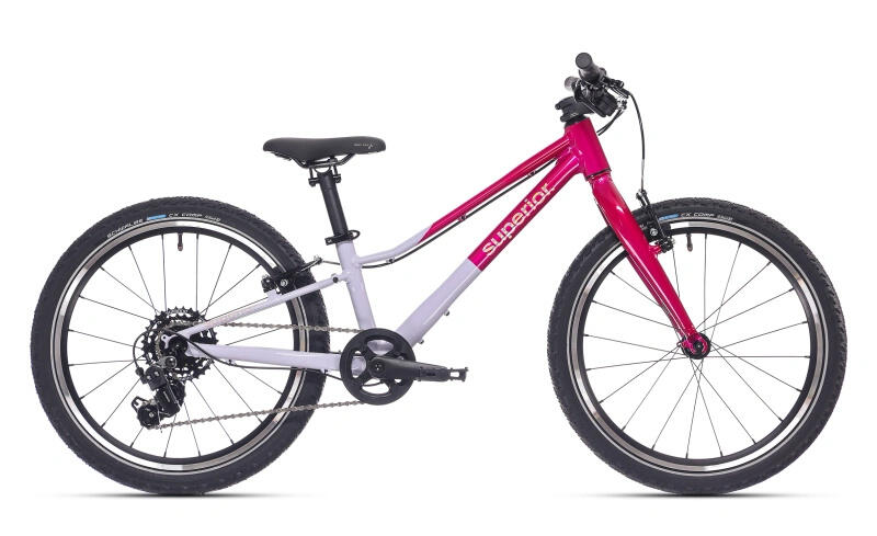 Rower dziecięcy Superior FLY 20 VB Gloss Purple