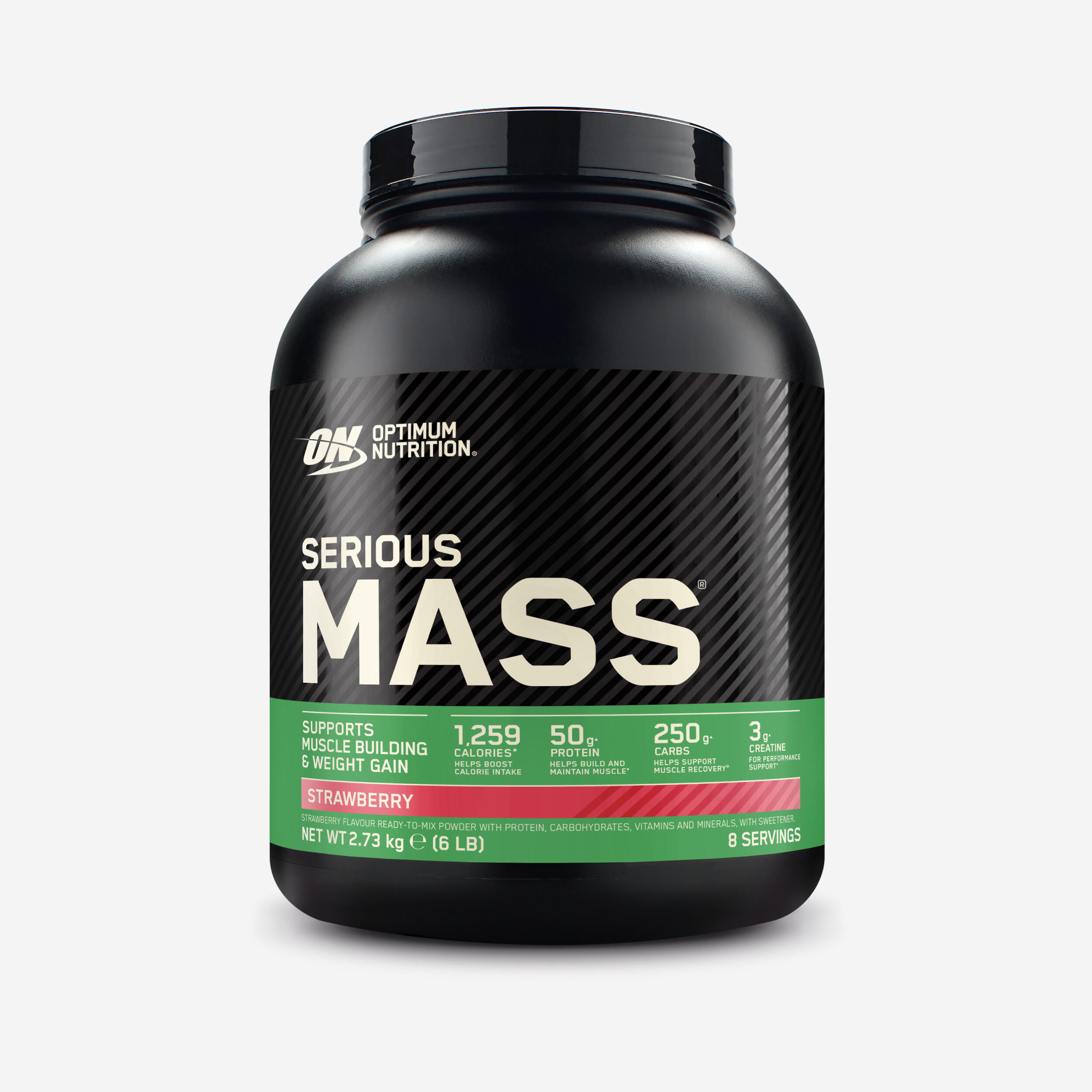 Odżywka Optimum Nutrition Serious Mass truskawkowa 2,7 kg