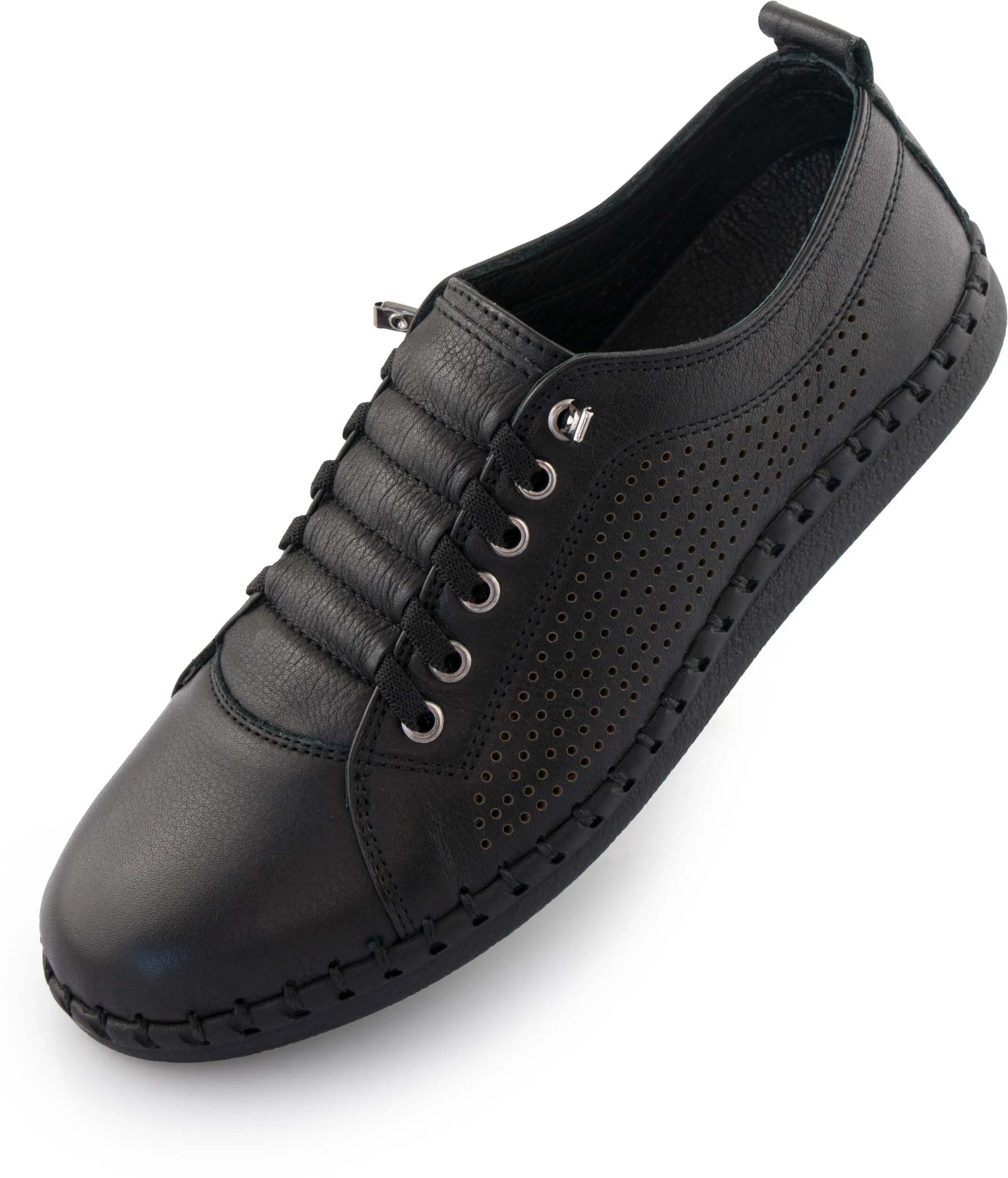 Women's Leather Shoes Nell Perform Black