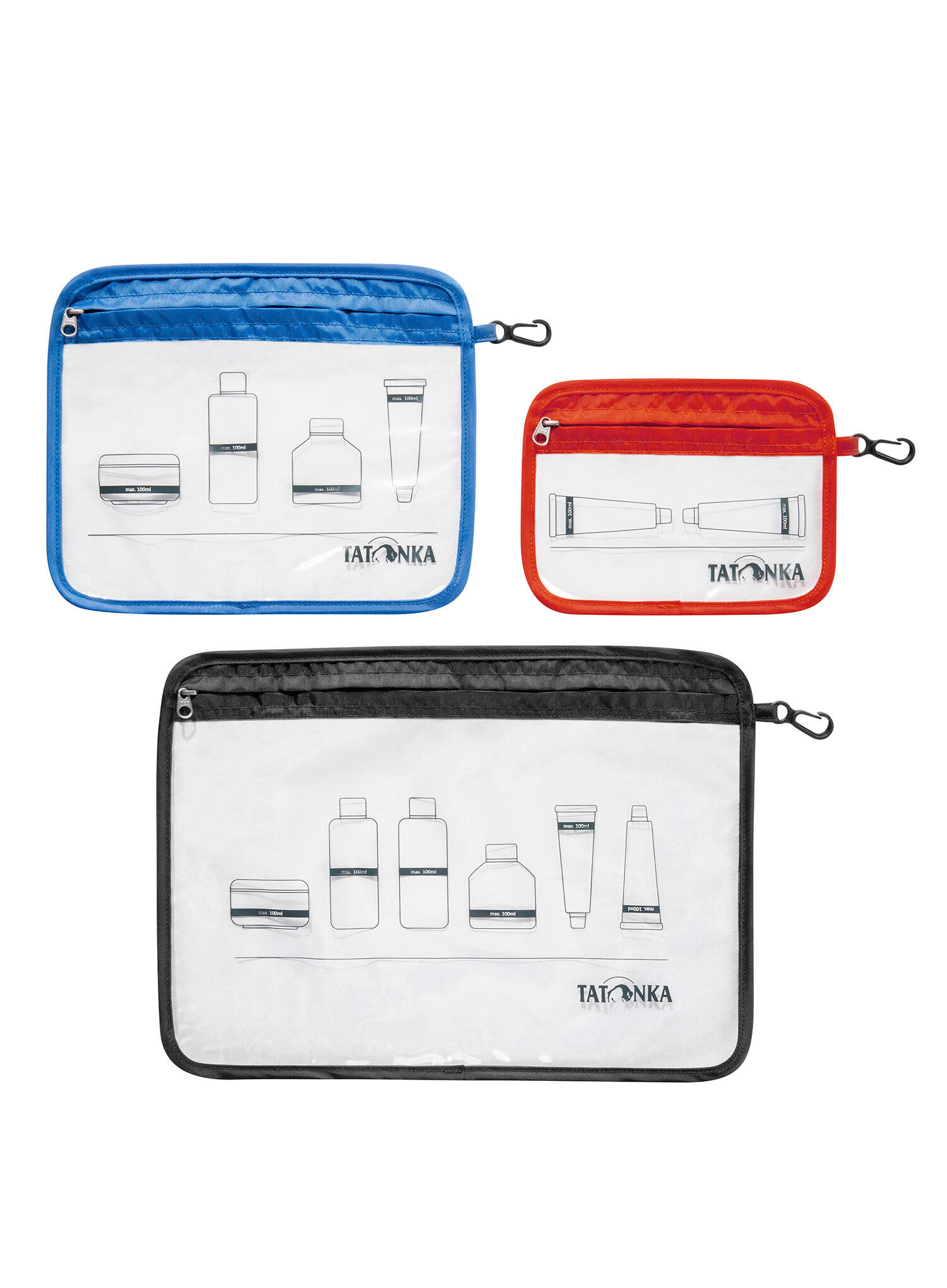 Zestaw organizerów Tatonka Zip Flight Bag Set - assorted