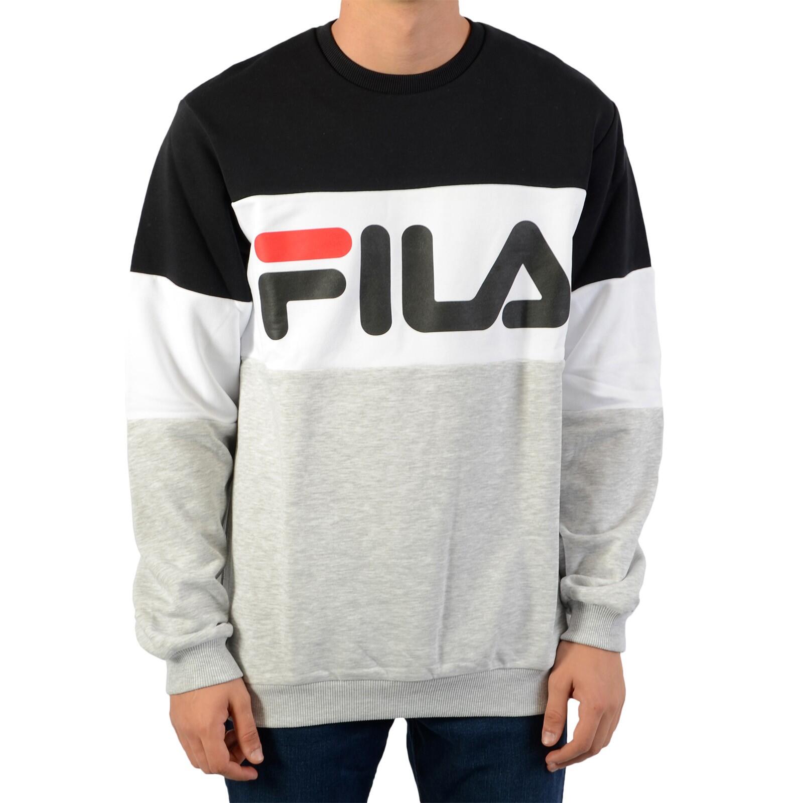 Bluza Straight Blocked Crew Rozmiar S Czarny - 681255-I85