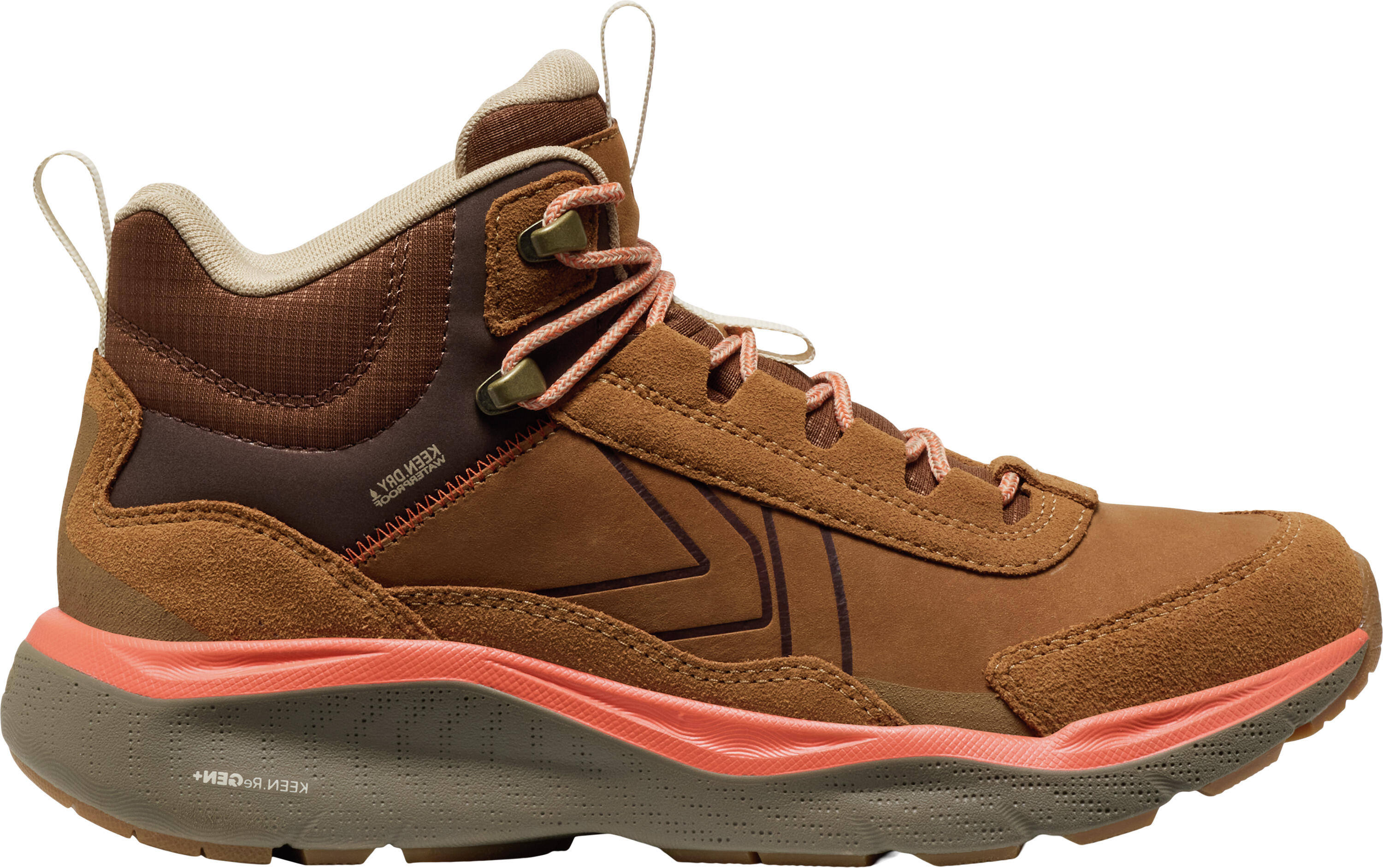Buty trekkingowe LEIKI LEATHER MID WP W Chipmunk/Bison