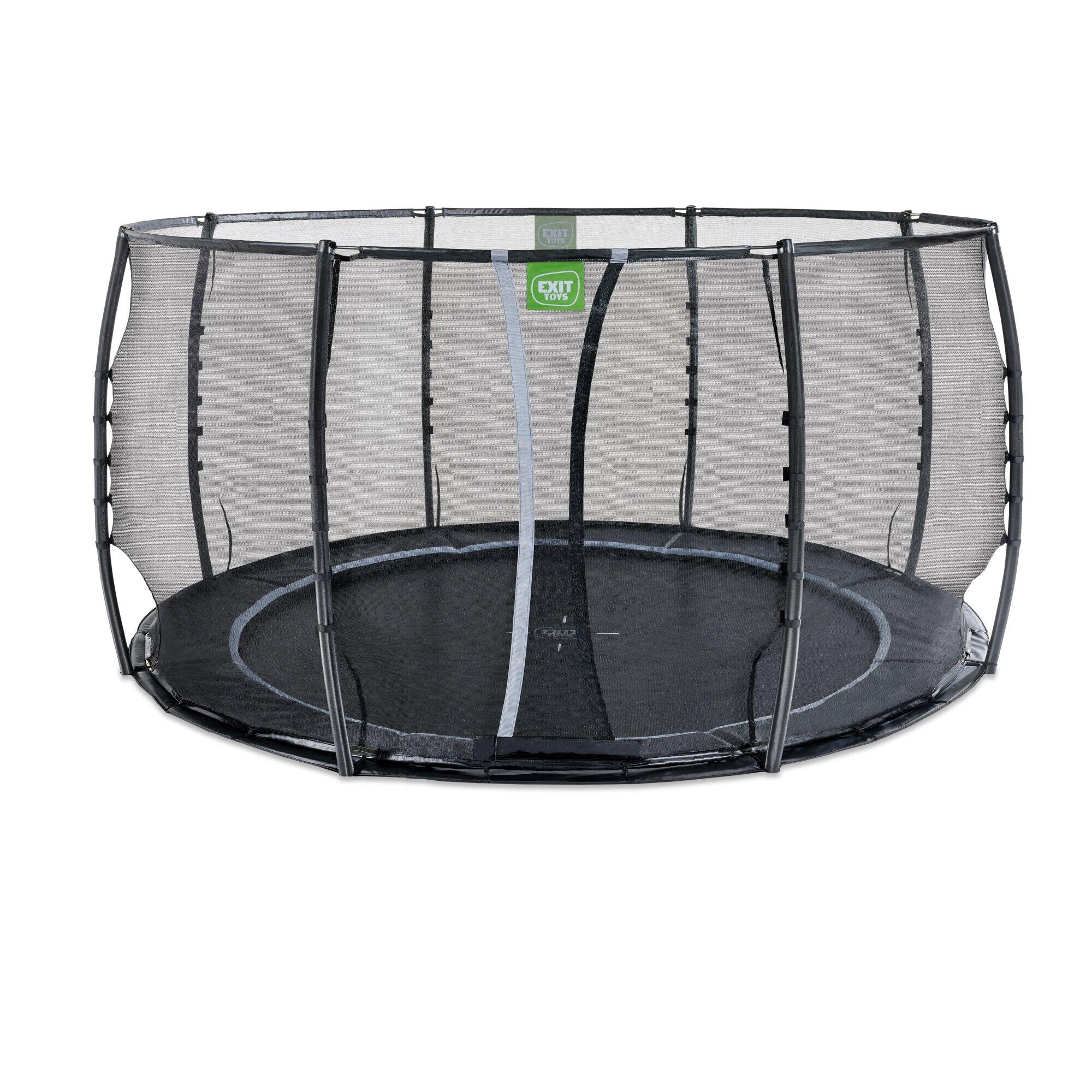 Trampolina naziemna Dynamic ø427cm z siatką zabezpieczającą