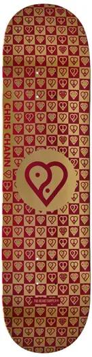 Deski Blaty Heart Supply Chris Chann Pro Blat Deskorolka - 8 - Trinity Gold