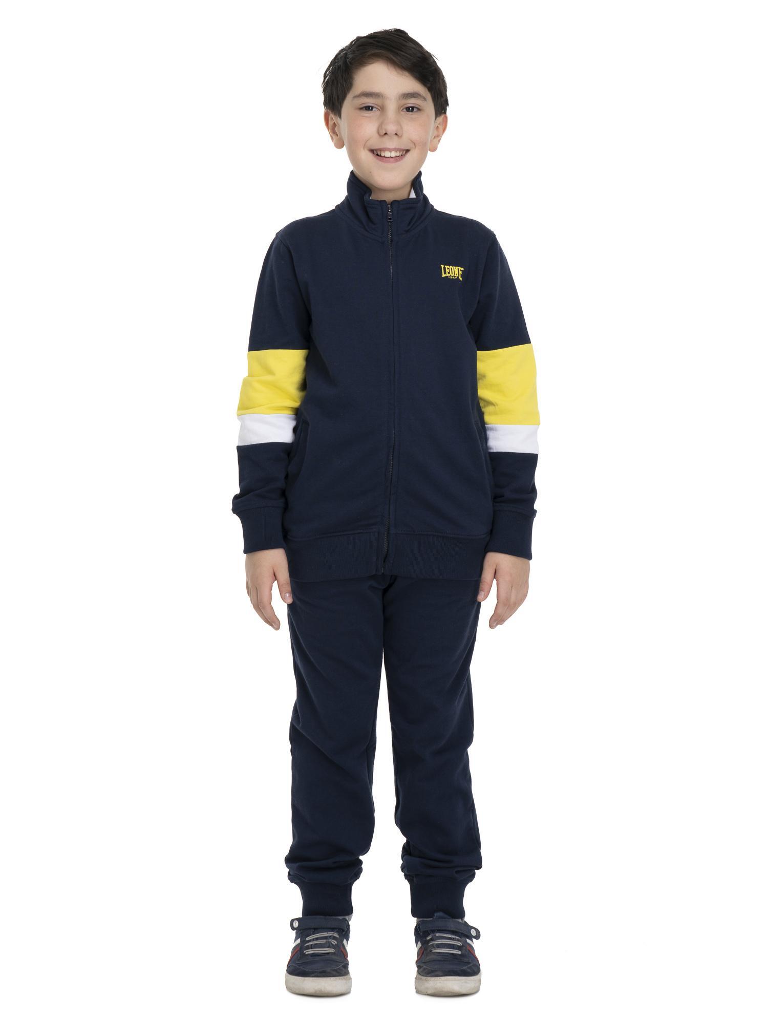 Bluza z bawełna z pełny zamek błyskawiczny na co dzień