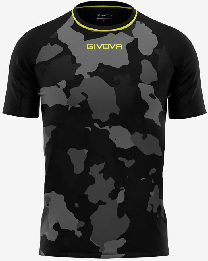 T-shirt męski Givova Army czarno-szary