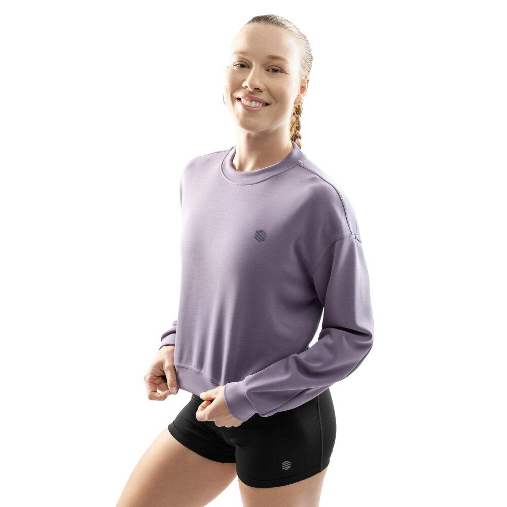 Bluza treningowa crop top dla kobiet Fitness Siroko Zenith