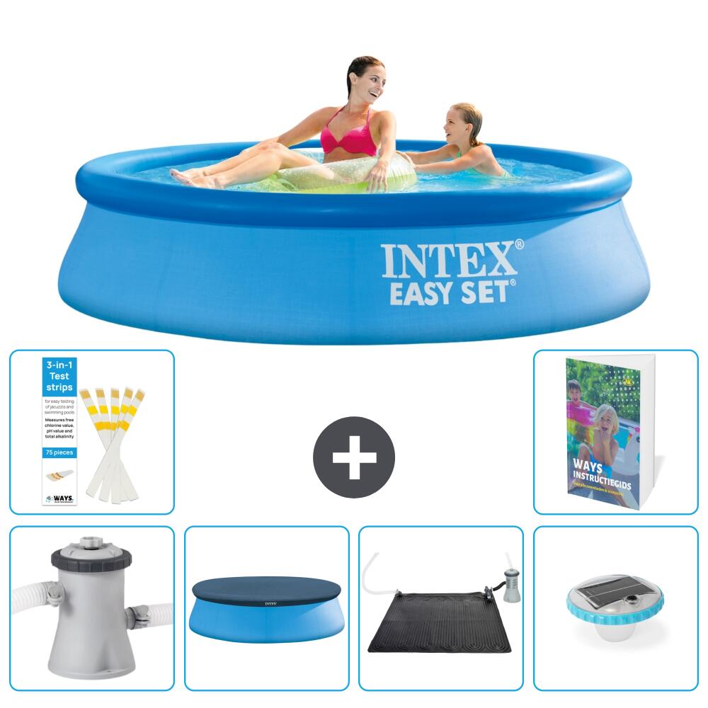 INTEX Basen Easy Set Okrągły - 244x61 cm - 7-częściowy S328