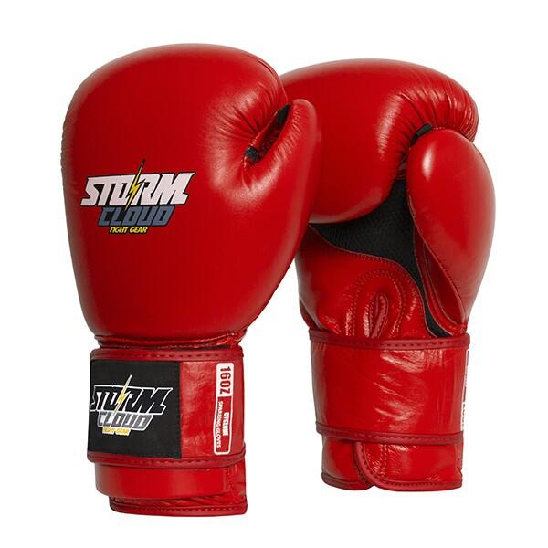 Rękawice Bokserskie StormCloud Sparingowe Cyclone Classic Czerwone 18oz