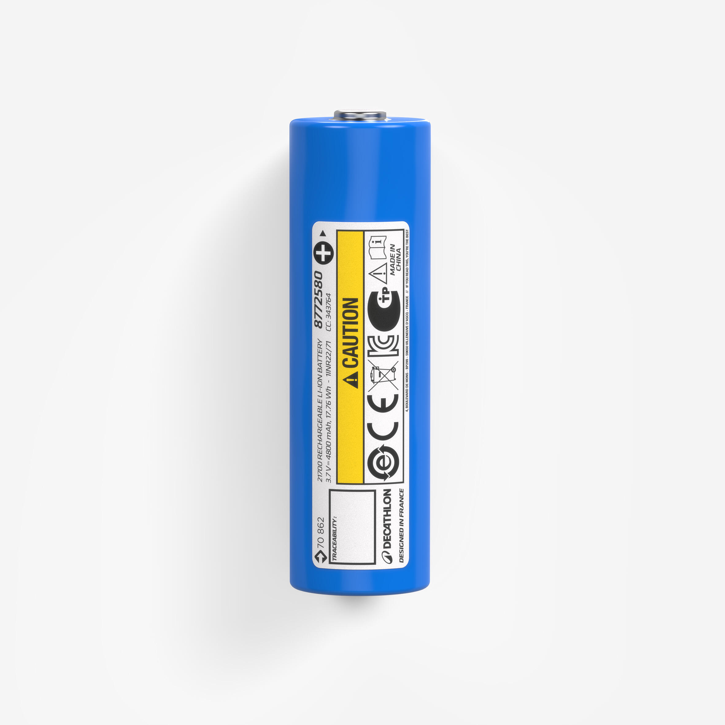 Akumulator Decathlon Li-ion 21700 / 3,7 V 4850 mAh