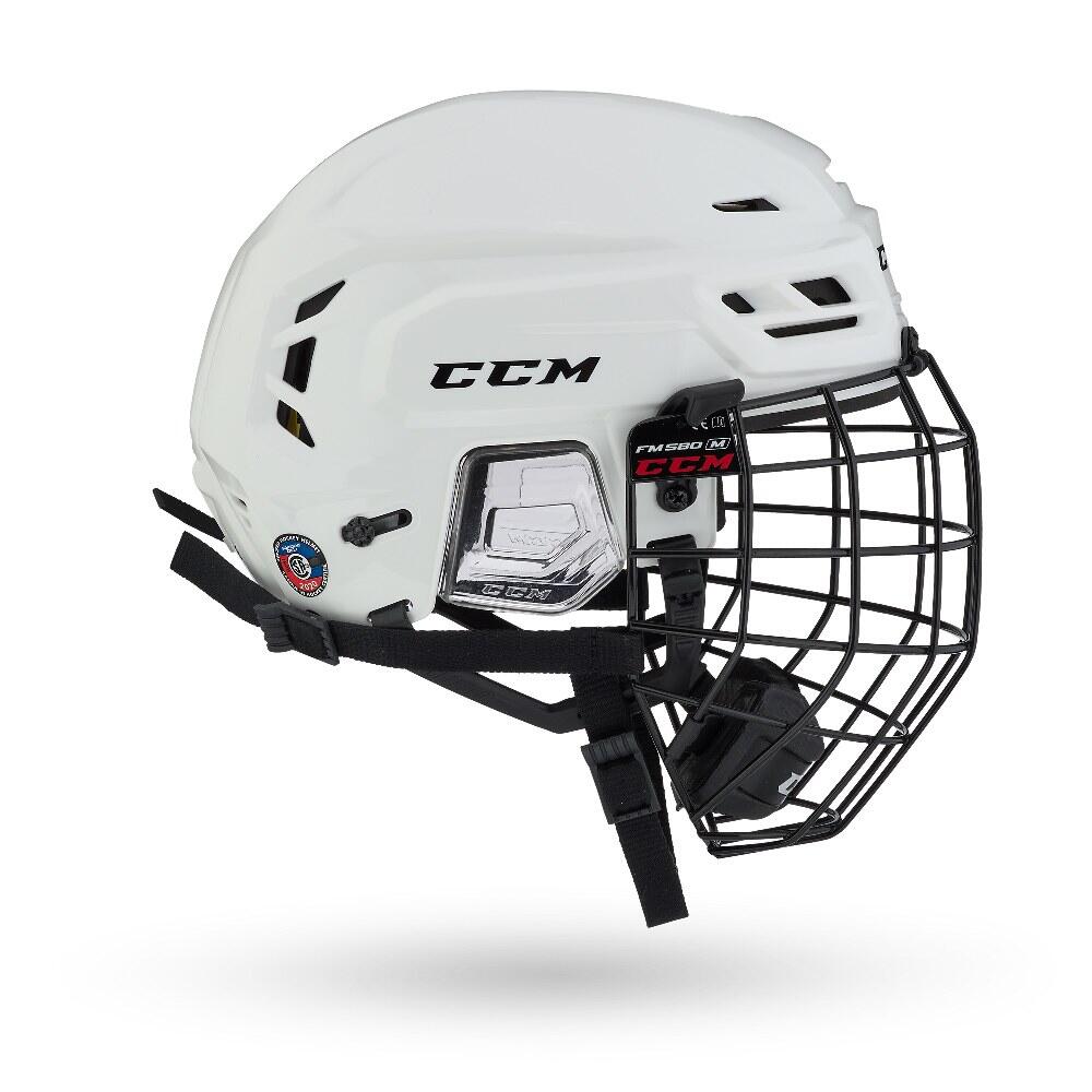 Kask do hokeja na lodzie Tacks 210 Combo – biały