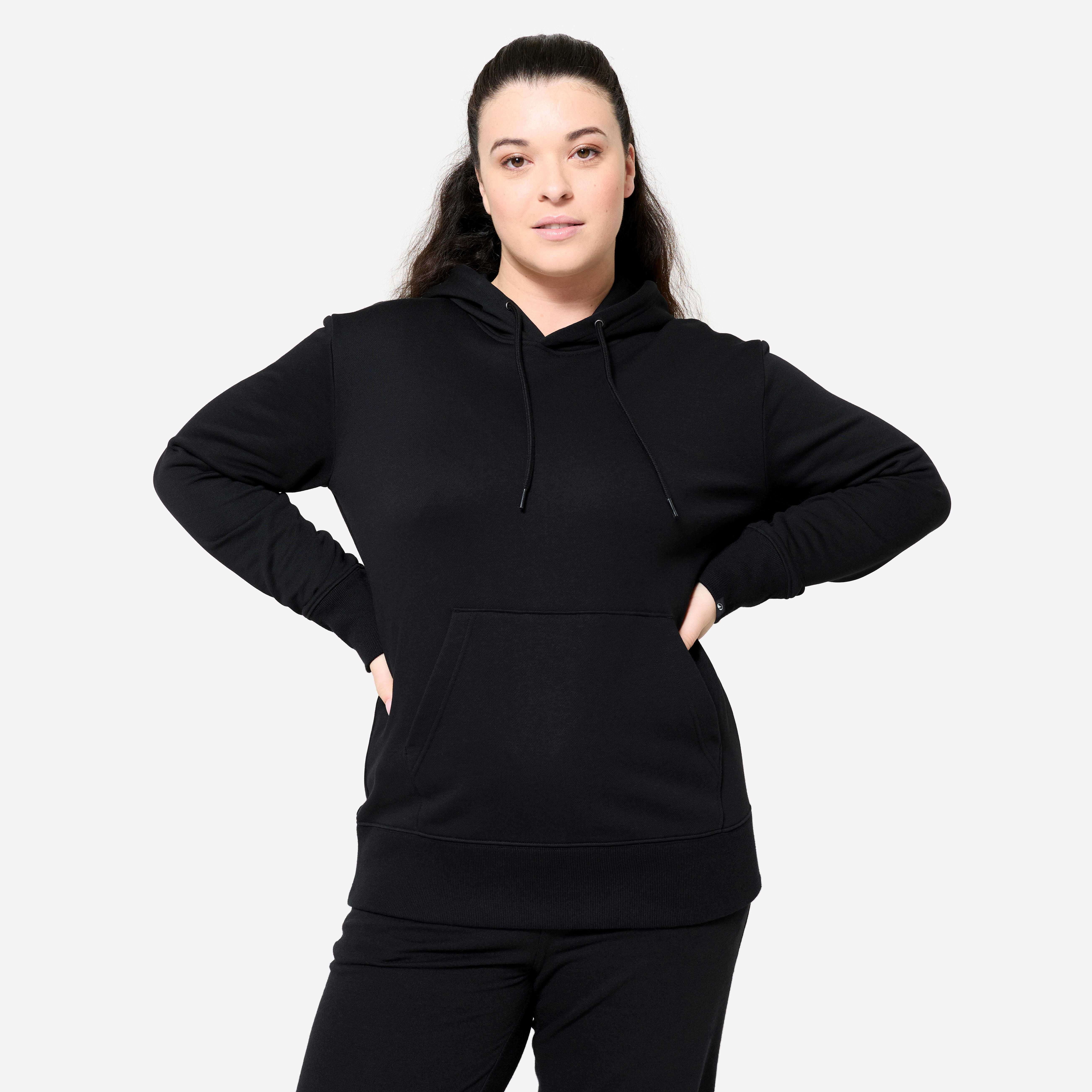 Bluza z kapturem damska Domyos Gym & Pilates