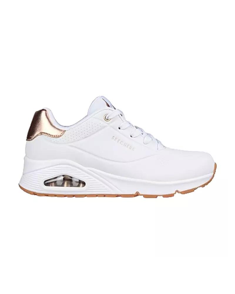 Baskets Femme Baskets Skechers UNO - GOLDEN AIR Blanc Blanc Skechers