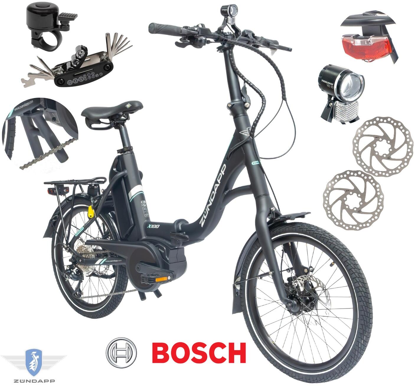 Rower Elektryczny Składany Zündapp X100 Koła 20