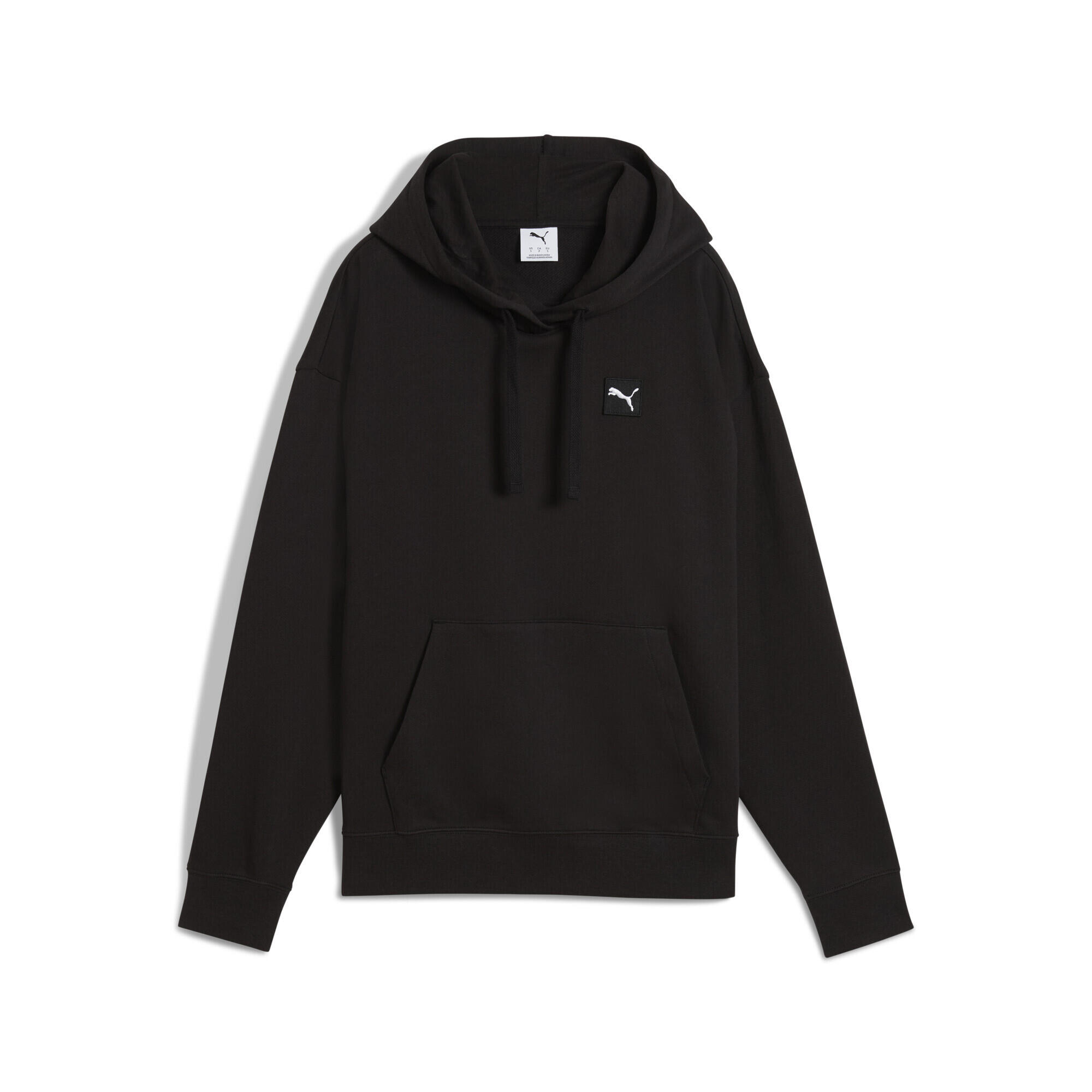 Damska wygodna bluza z kapturem ESS ELEVATED PUMA Black