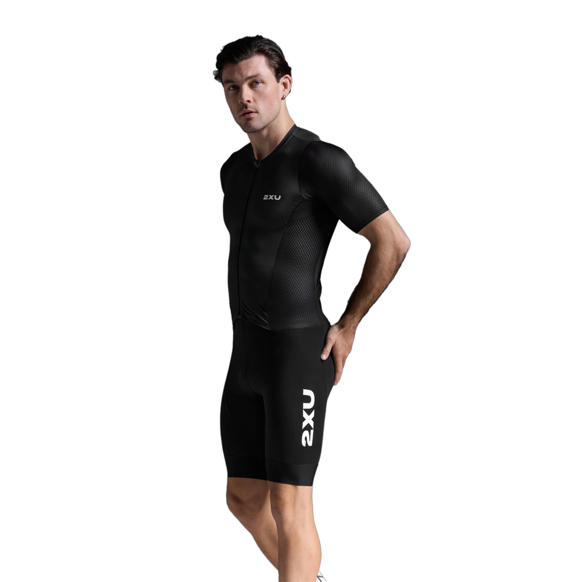 Kombinezon triathlonowy męski 2XU Aero Hex Sleeved