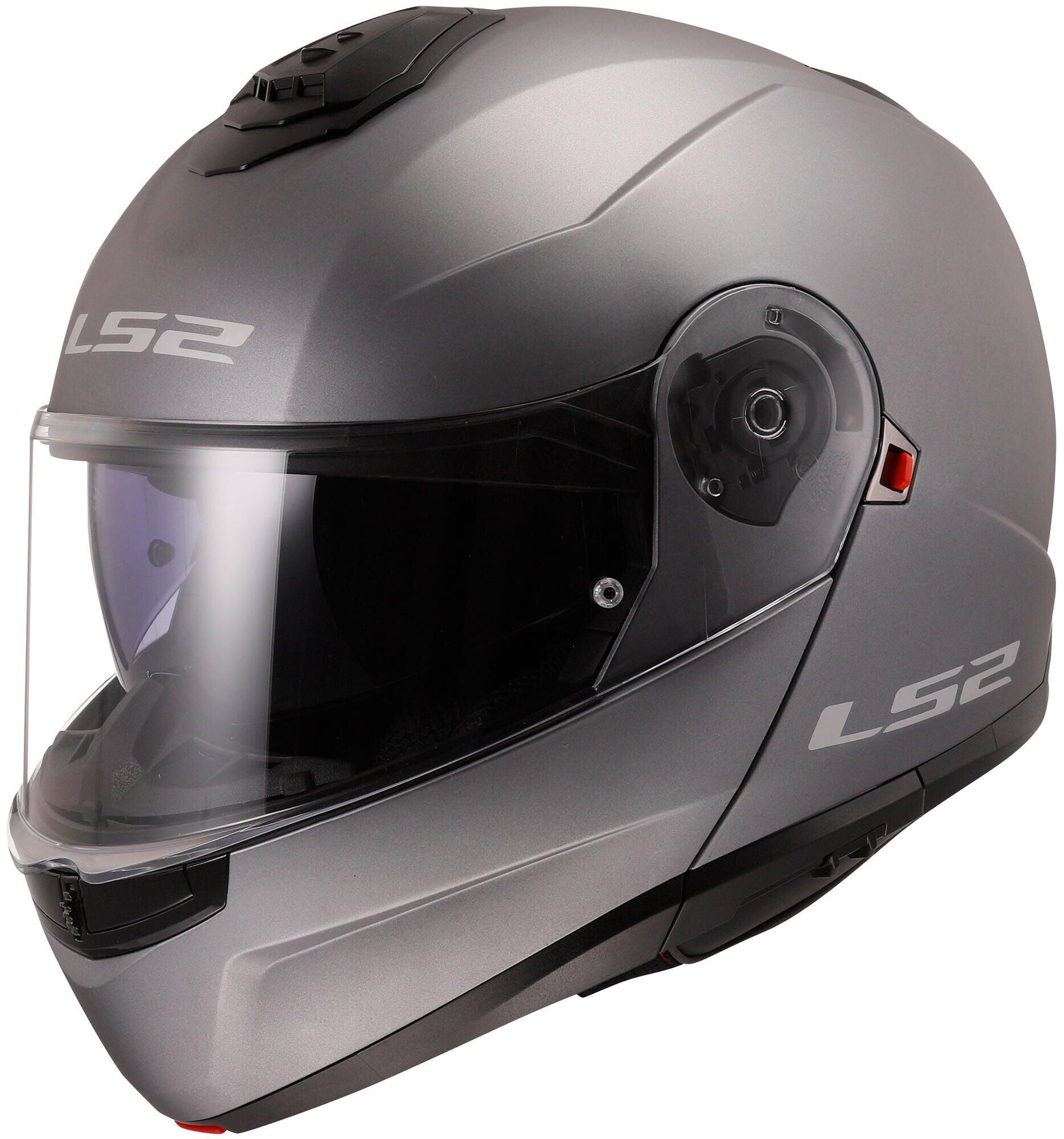 Kask składany LS2 FF908 Strobe II Solid XXL tytan matowy