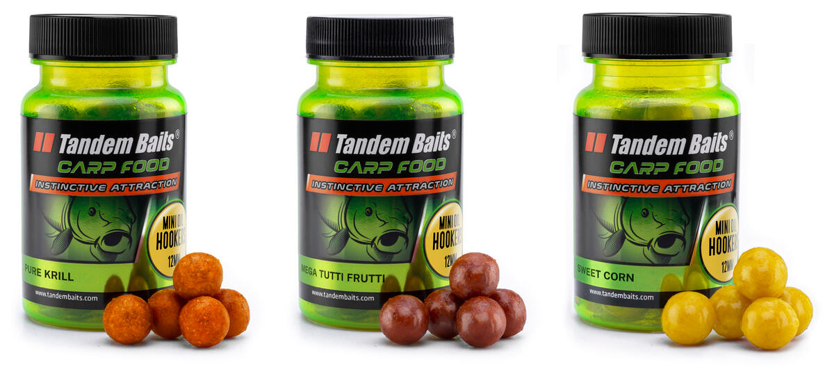 Mini kulki haczykowe Carp Food Oil Hookers 12mm/50g Mix nr 2 – 3 sztuki