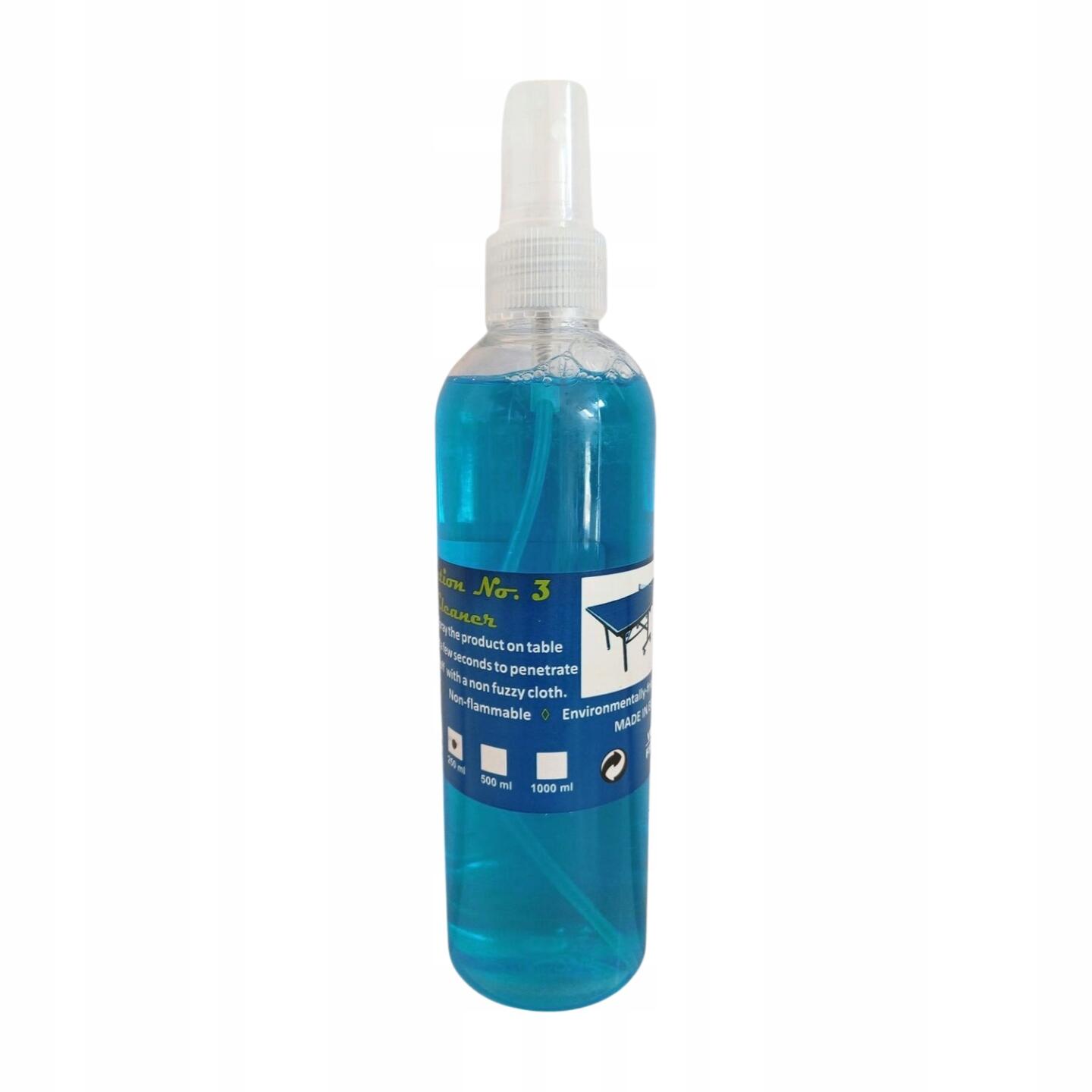 PŁYN DO CZYSZCZENIA STOŁU DO TENISA STOŁOWEGO 250 ml ŚRODEK DO MYCIA STOŁU