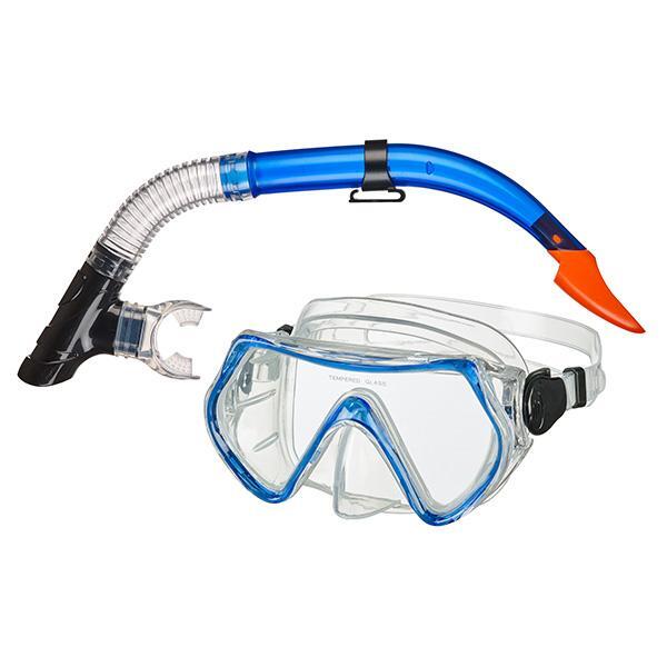 Beco Livorno 8+ zestaw do snorkellingu niebieski