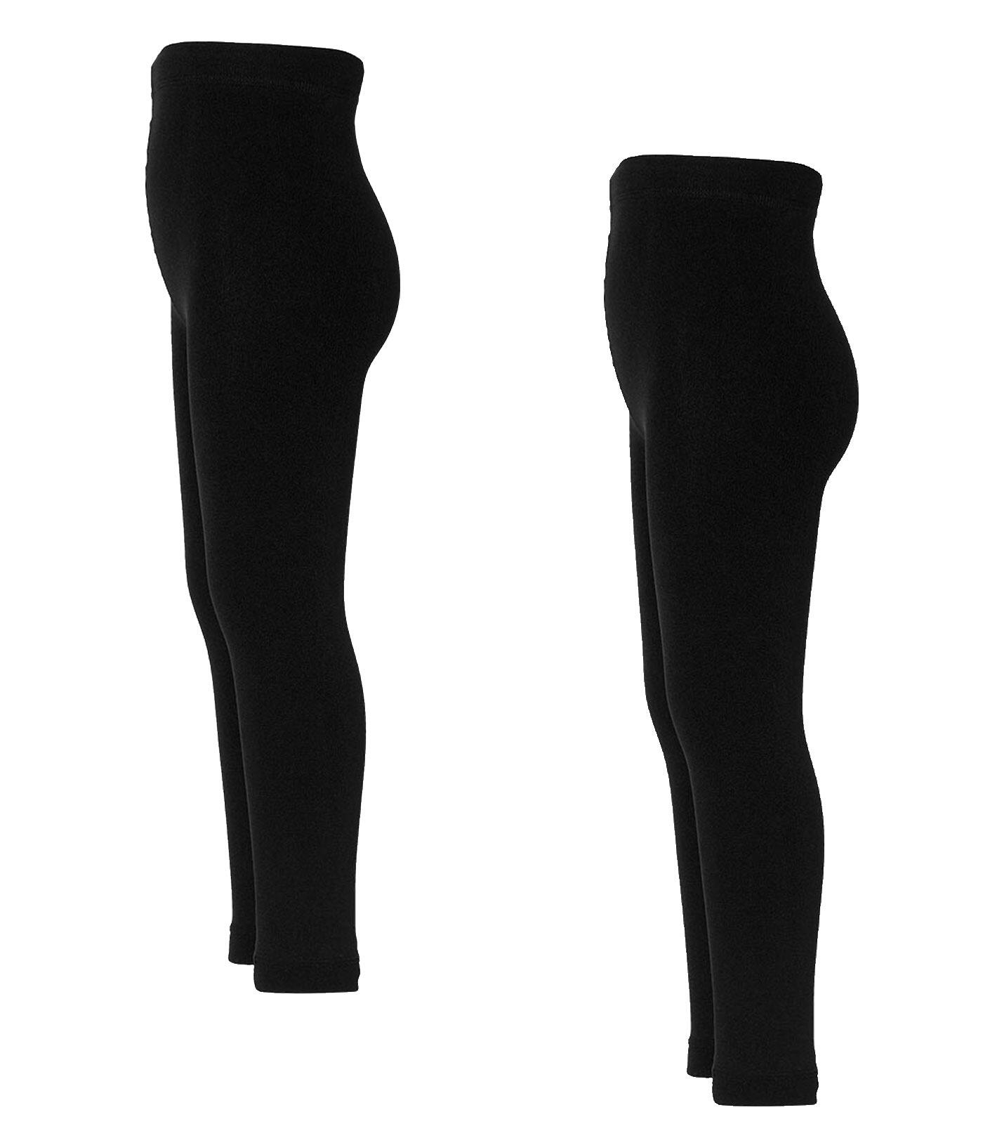 Dziecięce legginsy termoaktywne Heatkeeper Basic 2-pak czarne