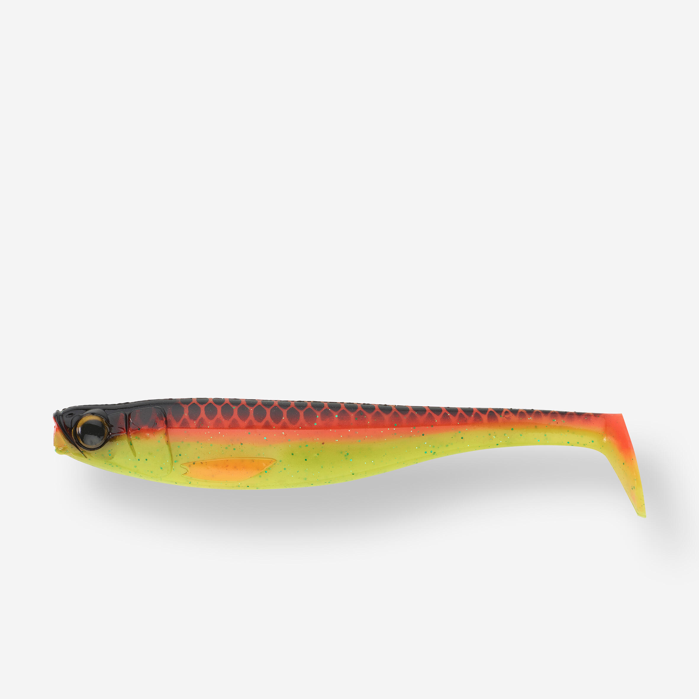 Przynęta miękka Caperlan Rogen Slim shad pomarańczowa