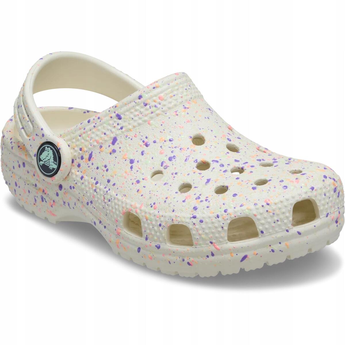 Chodaki Dla Dzieci Crocs Classic Glow Paint Splatter Clog