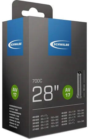 Dętka rowerowa Schwalbe 700x28/45C zawór AV 40 mm 28/47-622/635