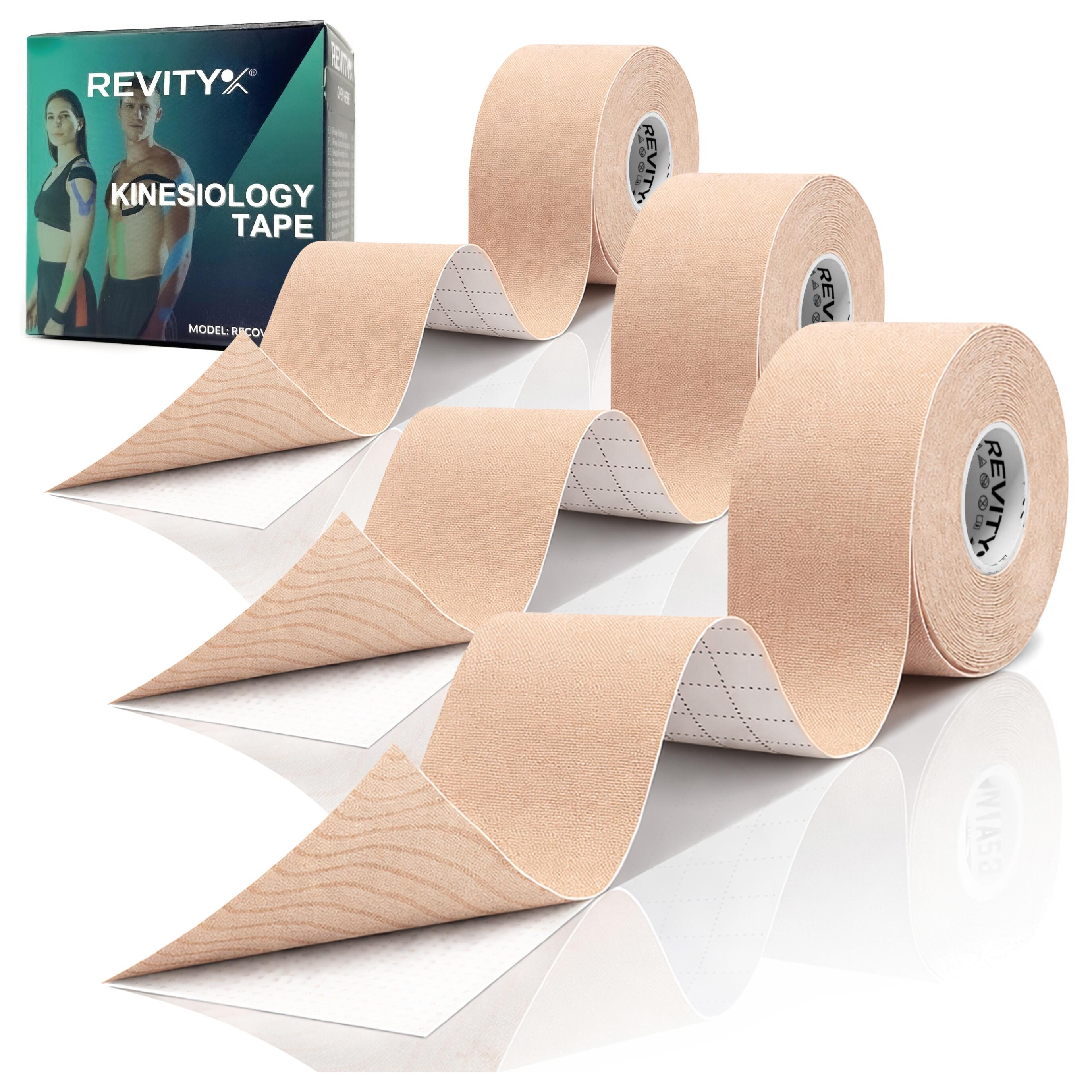 Kinesiology tape 3 szt. 5m Tejpy taśma kinezjologiczna plastry kinesio na kolano