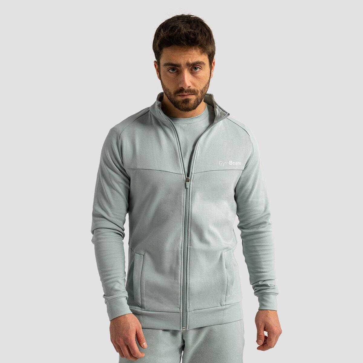 Bluza męska fitness z zamkiem bez kaptura Eucalypt Limitless