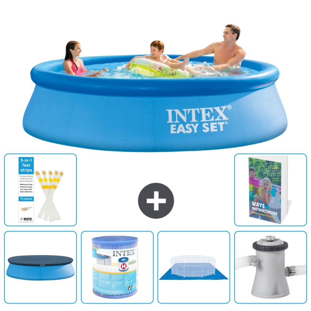 INTEX Basen Easy Set Okrągły - 305x76 cm - 7-częściowy S167