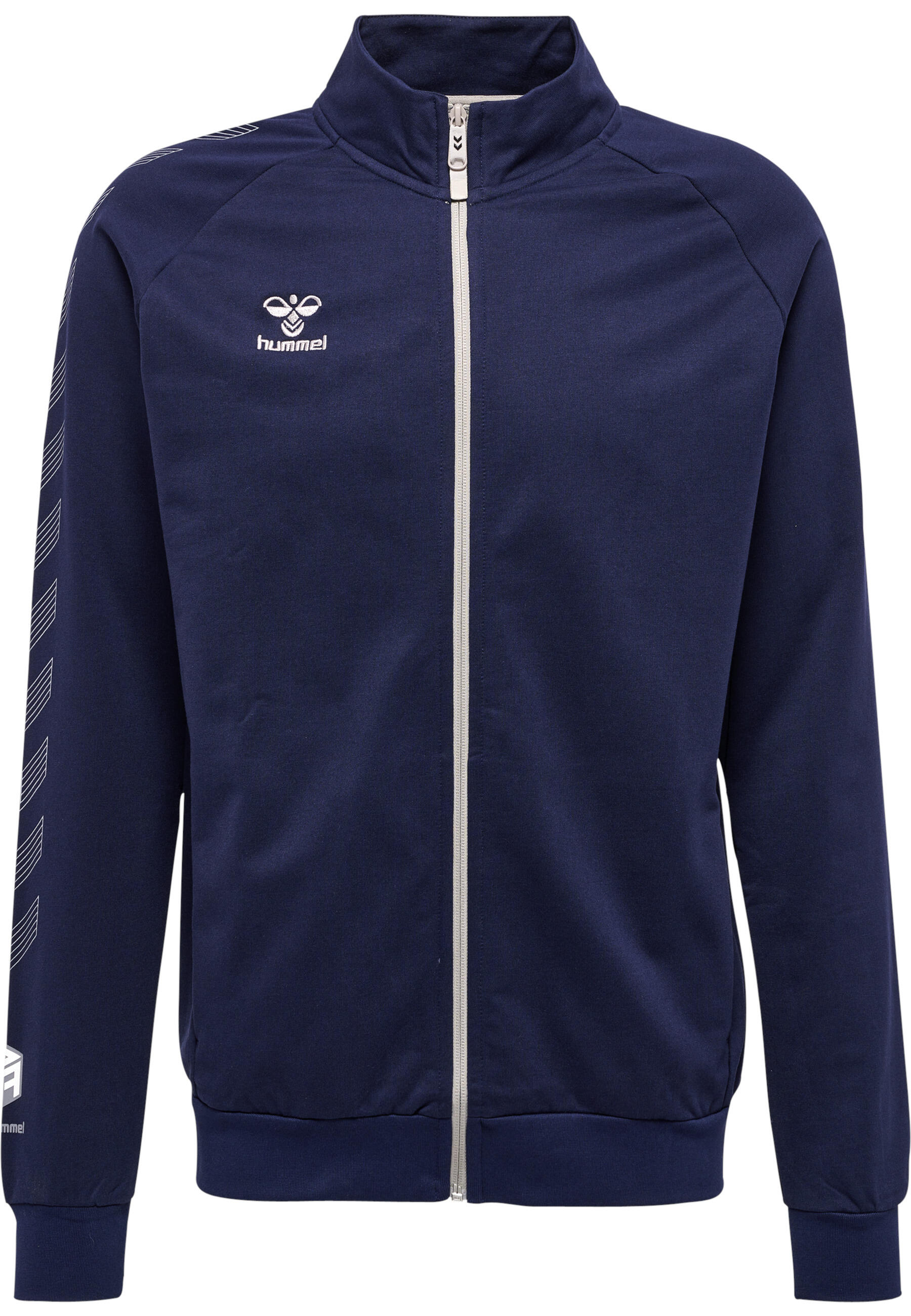Zapinana na zamek bawełniana bluza dresowa Hummel Move Grid