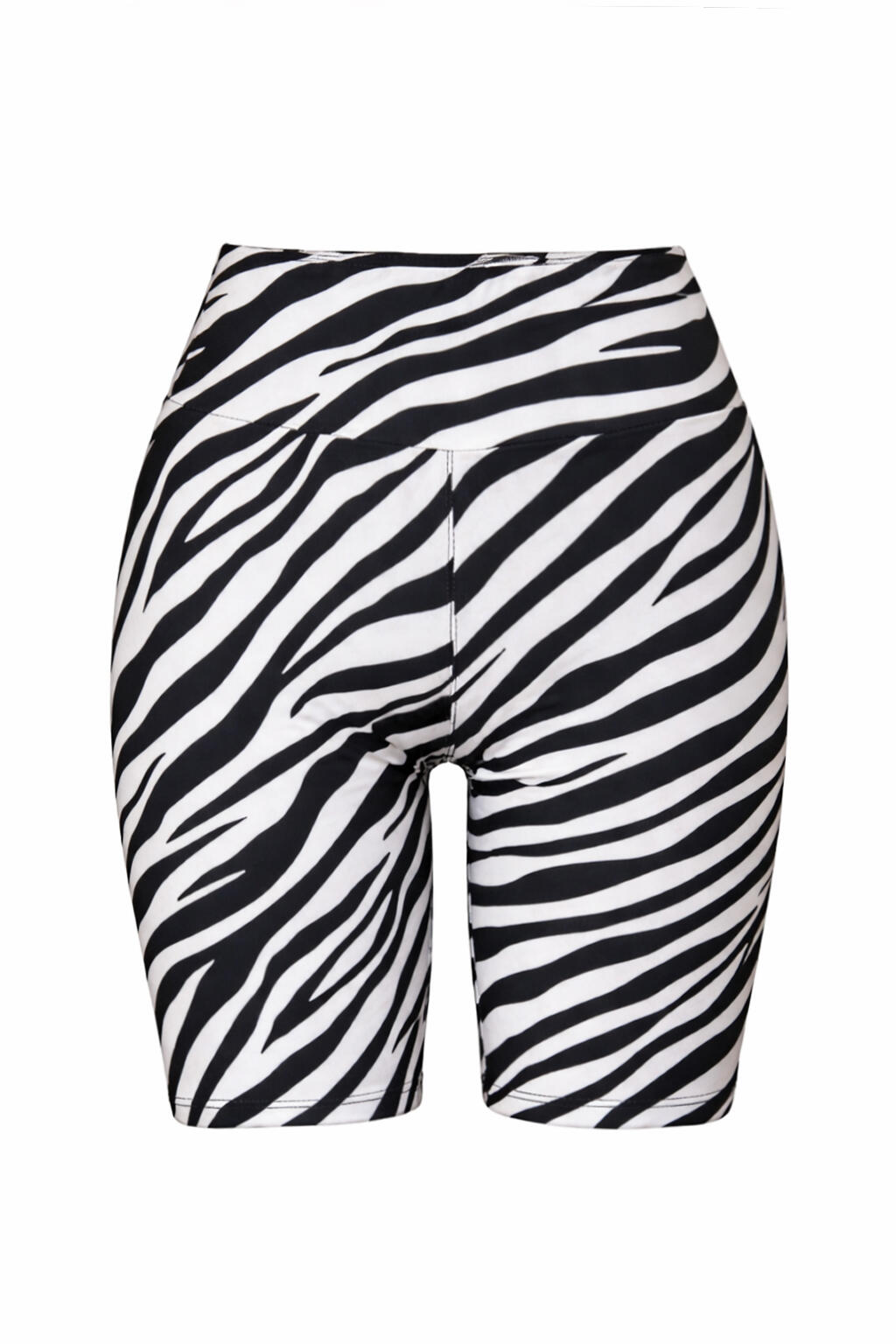 Legginsy sportowe damskie biker DEEP TRIP Zebra