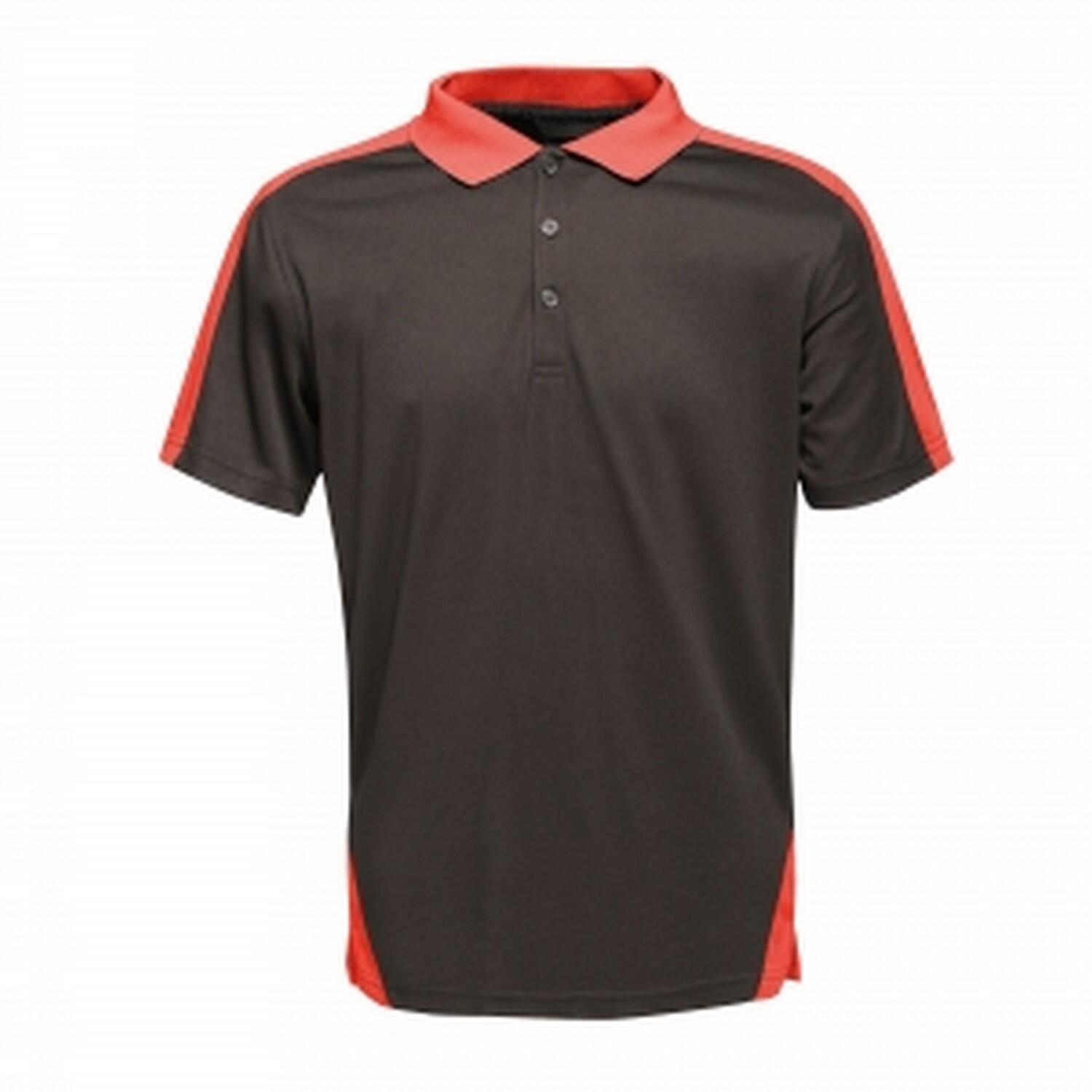 Koszulka Polo Męska Kontrastowa Coolweave
