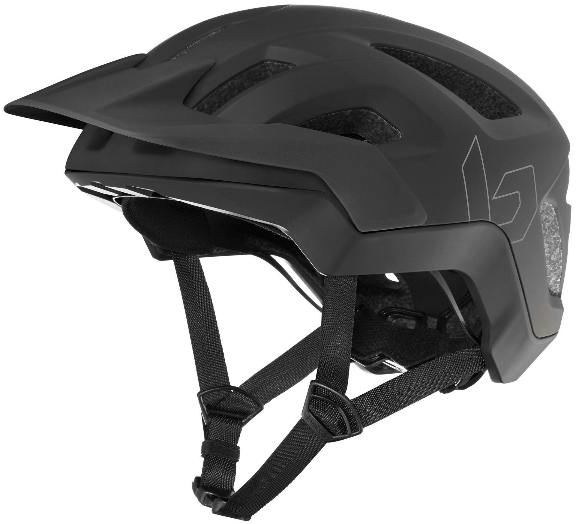 Kask rowerowy MTB „Adapt”, czarny matowy