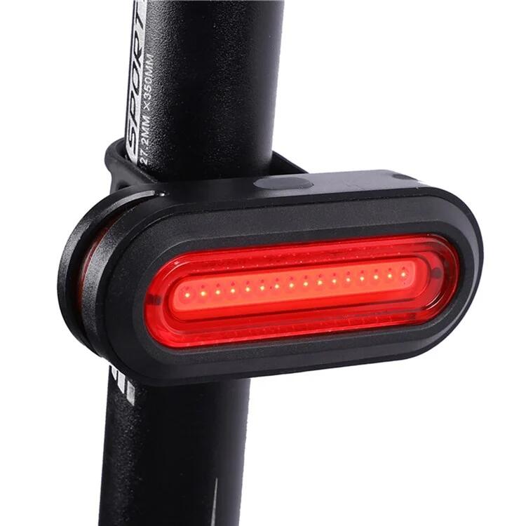 Tylnie światło rowerowe USB, obrót 360 stopni, wodoodporne IPX5
