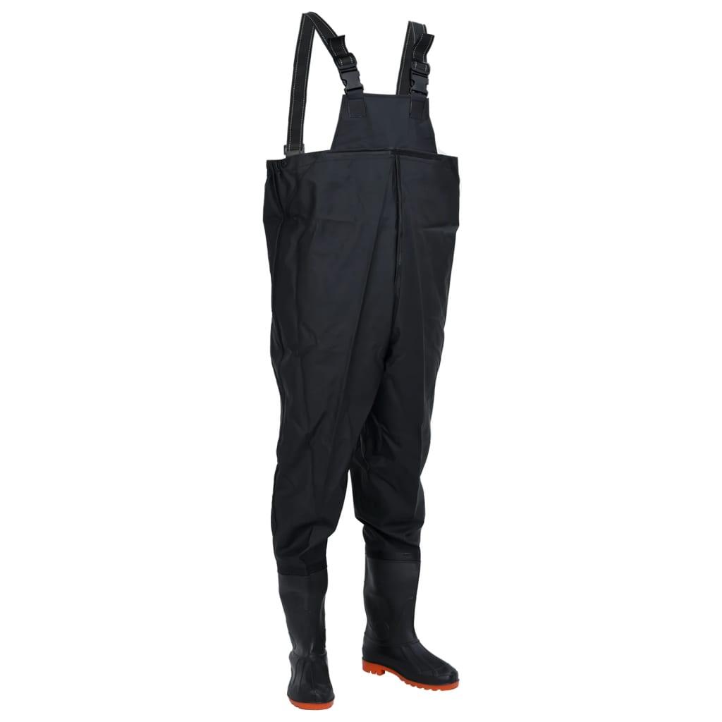 Waders VidaXL z butami rozmiar 40 czarny