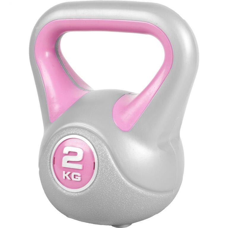 Kettlebell (2-20 kg) winylowy treningowy Gorilla Sports stylish odważnik kulowy
