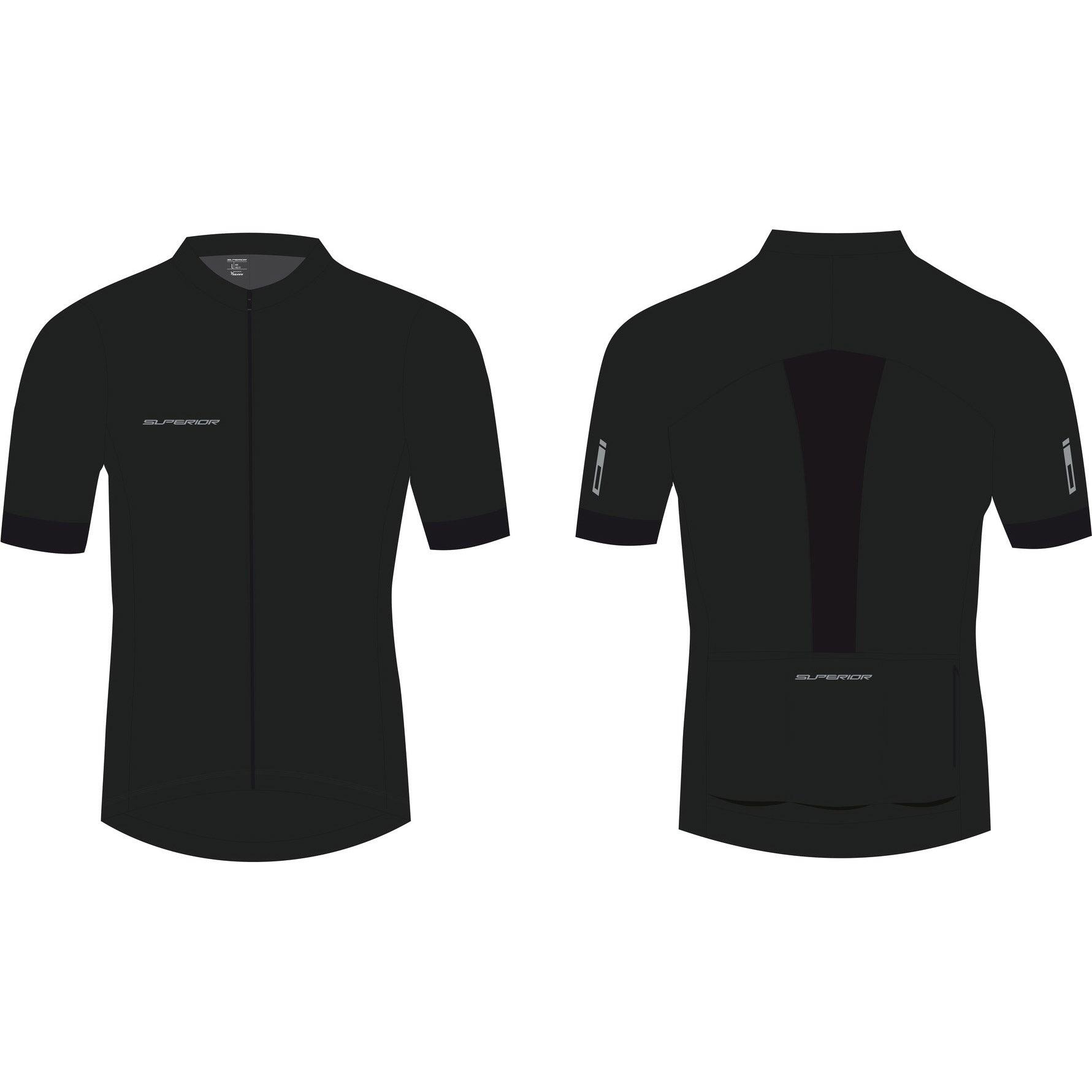 Superior koszulka MTB S jet black