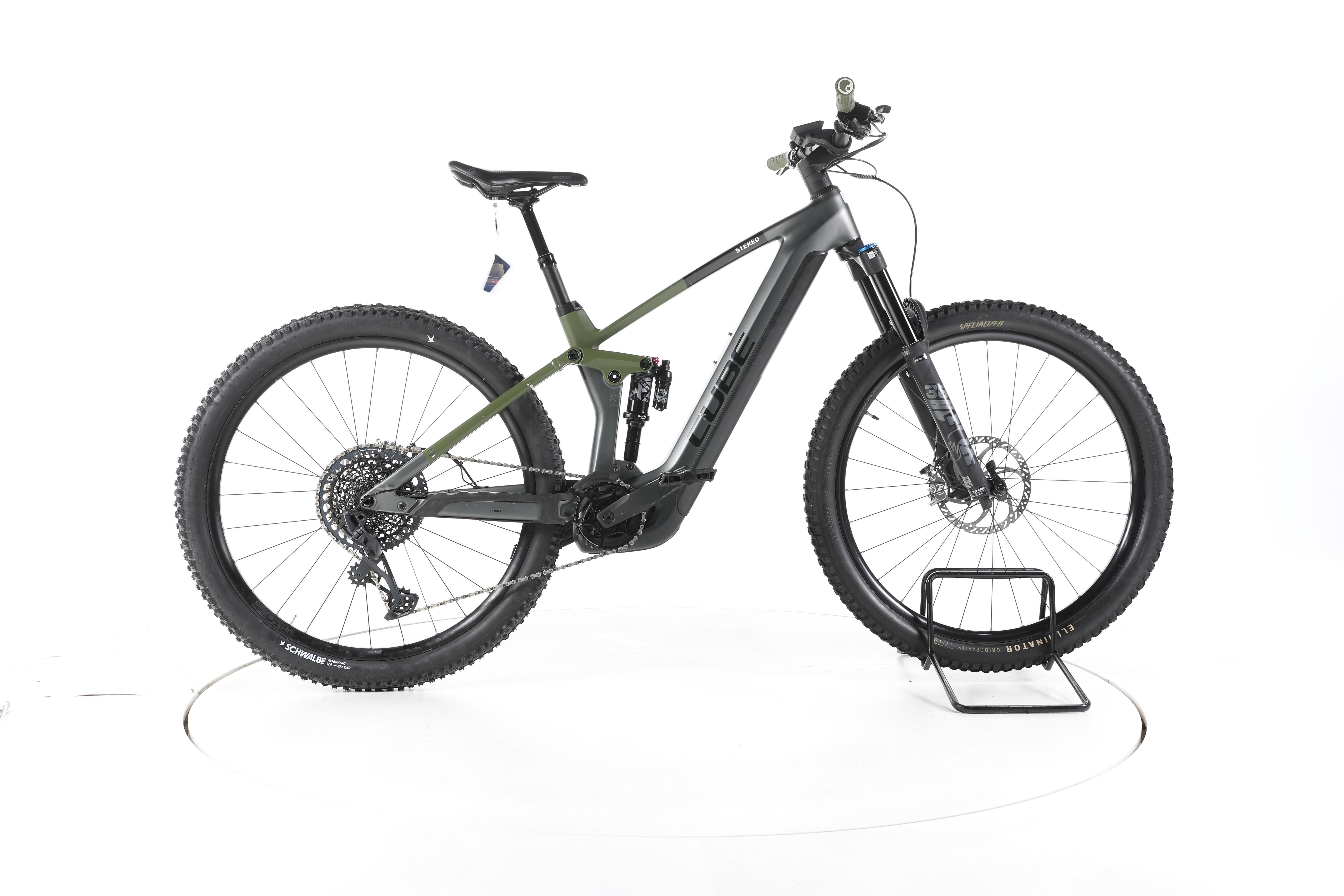 Second Life - Cube Stereo Hybrid 140 HPC TM E-Bike Carbon - Bardzo dobry stan