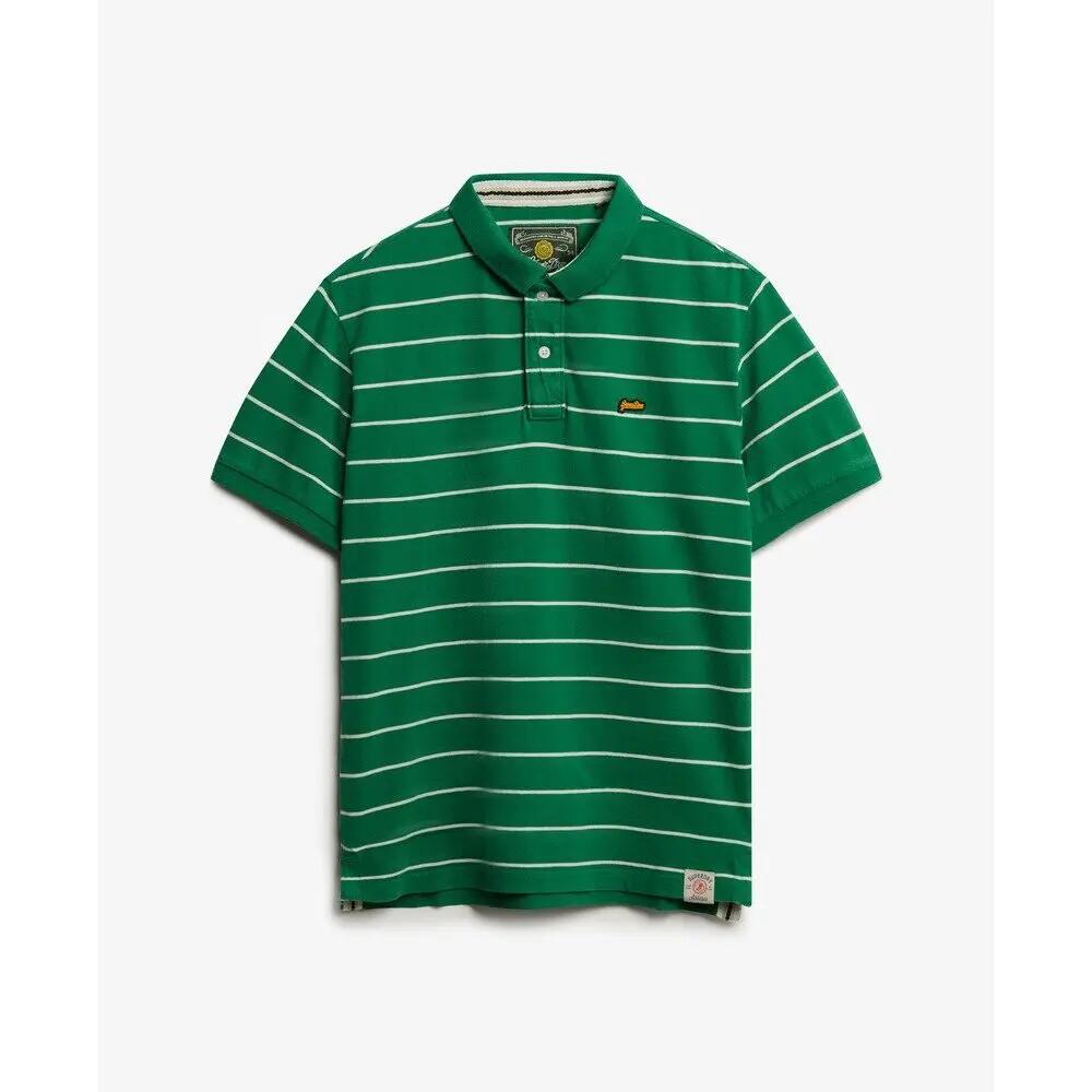 Koszulka polo w paski Superdry Vintage