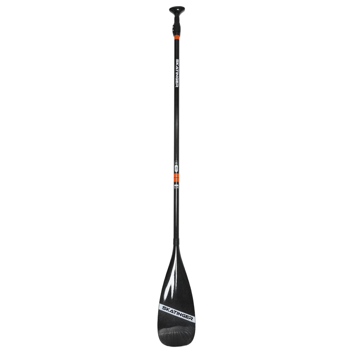 SKATINGER Carbon wiosło z włókna węglowego 218 cm, z torbą - czarne