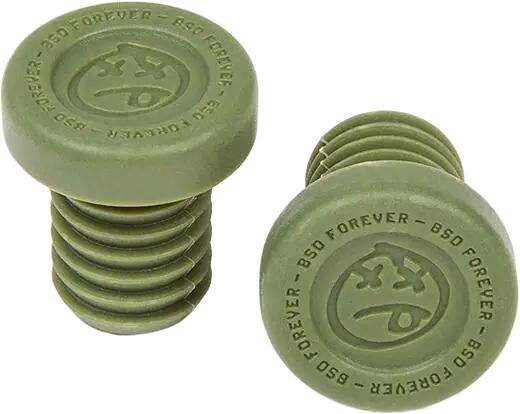 BMX Zakończenia Kierownicy BSD Forever Barendy - Surplus Green