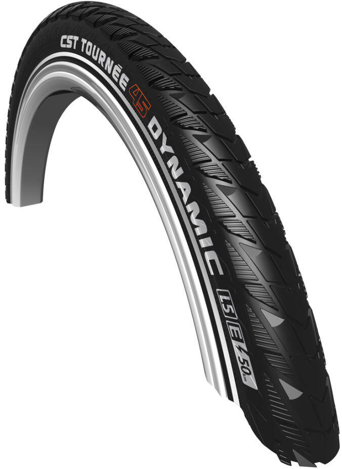 Opona Tournée Dynamic 28 X 1.40 / 37-622 Mm - Czarna Z Odblaskiem