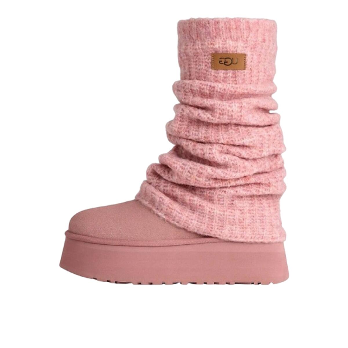 UGG Classic Mini Dipper Legwarmer Boot Pink Dawn