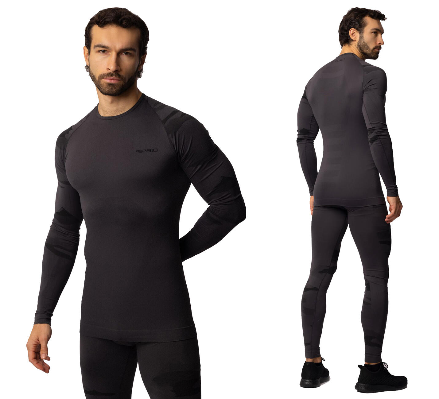 Komplet bielizny męskiej termoaktywnej Spaio Tactical shadow grey