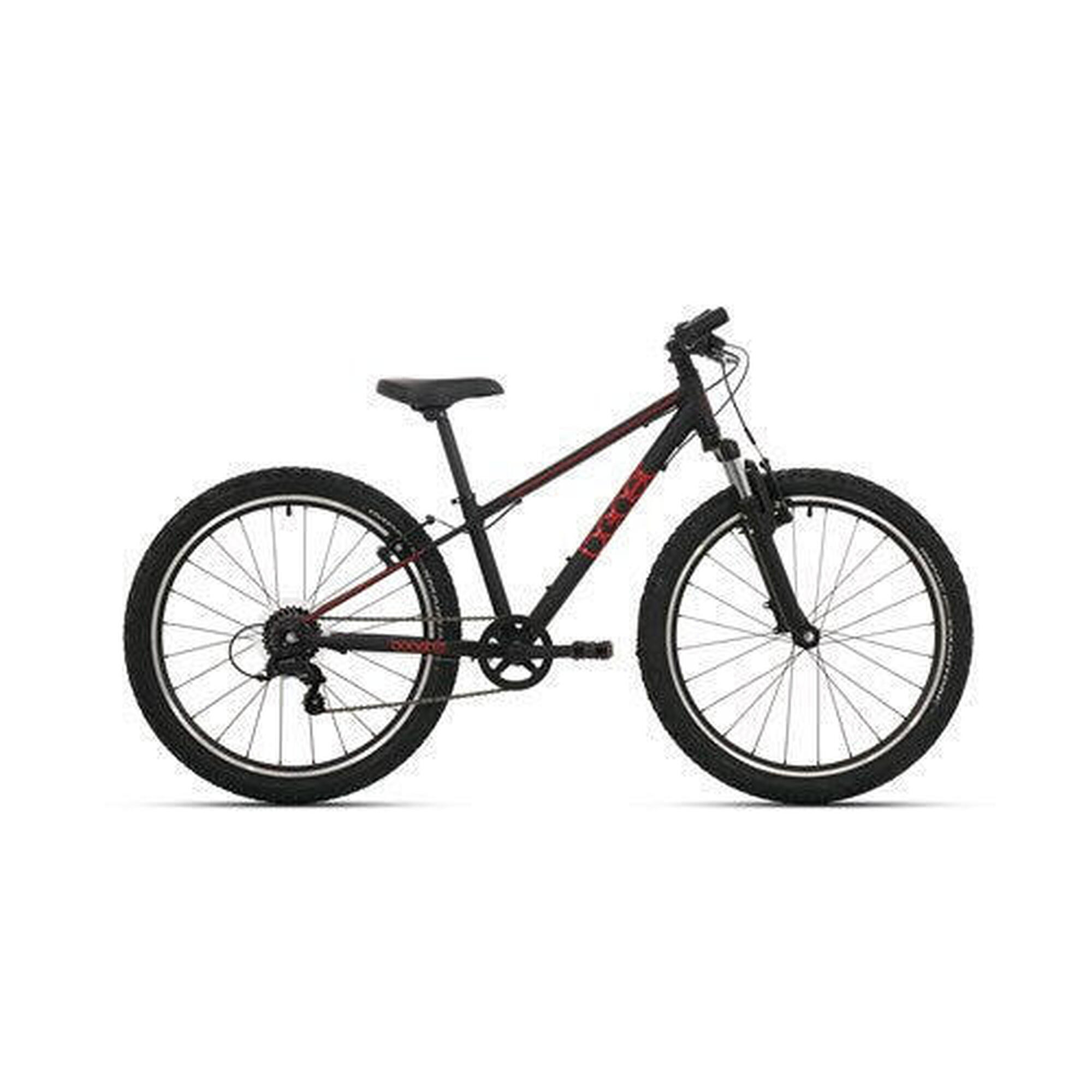 Bike Fun Kids 24'' MTB 6 biegów Czarny/Czerwony