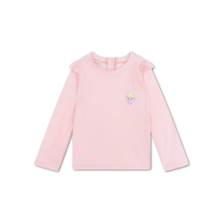 Swim Essentials Swimming T-shirt - Long Sleeve - Pink - Blackberry